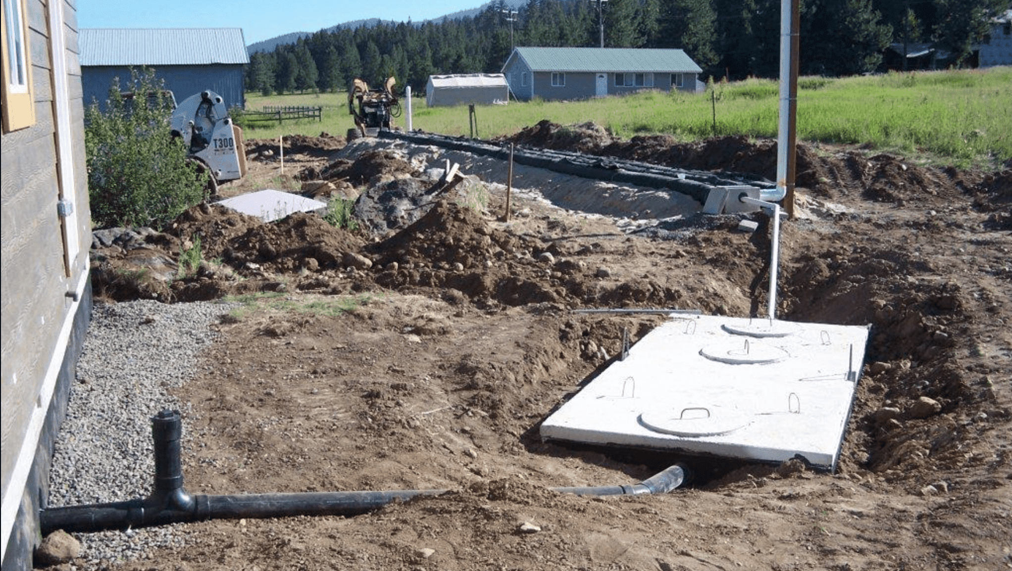 Complex Septic System Install